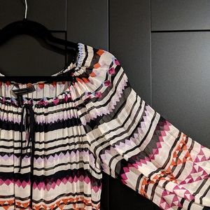 BCBG OTS printed dress